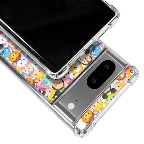 Disney Tsum Tsum Animated Characters Google Pixel 8a Clear Case